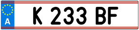 Truck License Plate